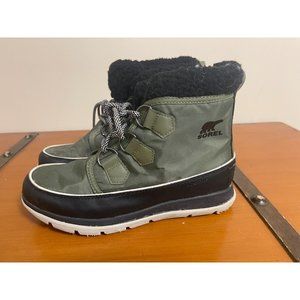 SOREL Explorer Carnival Boot - Hiker Green - Size 8.5